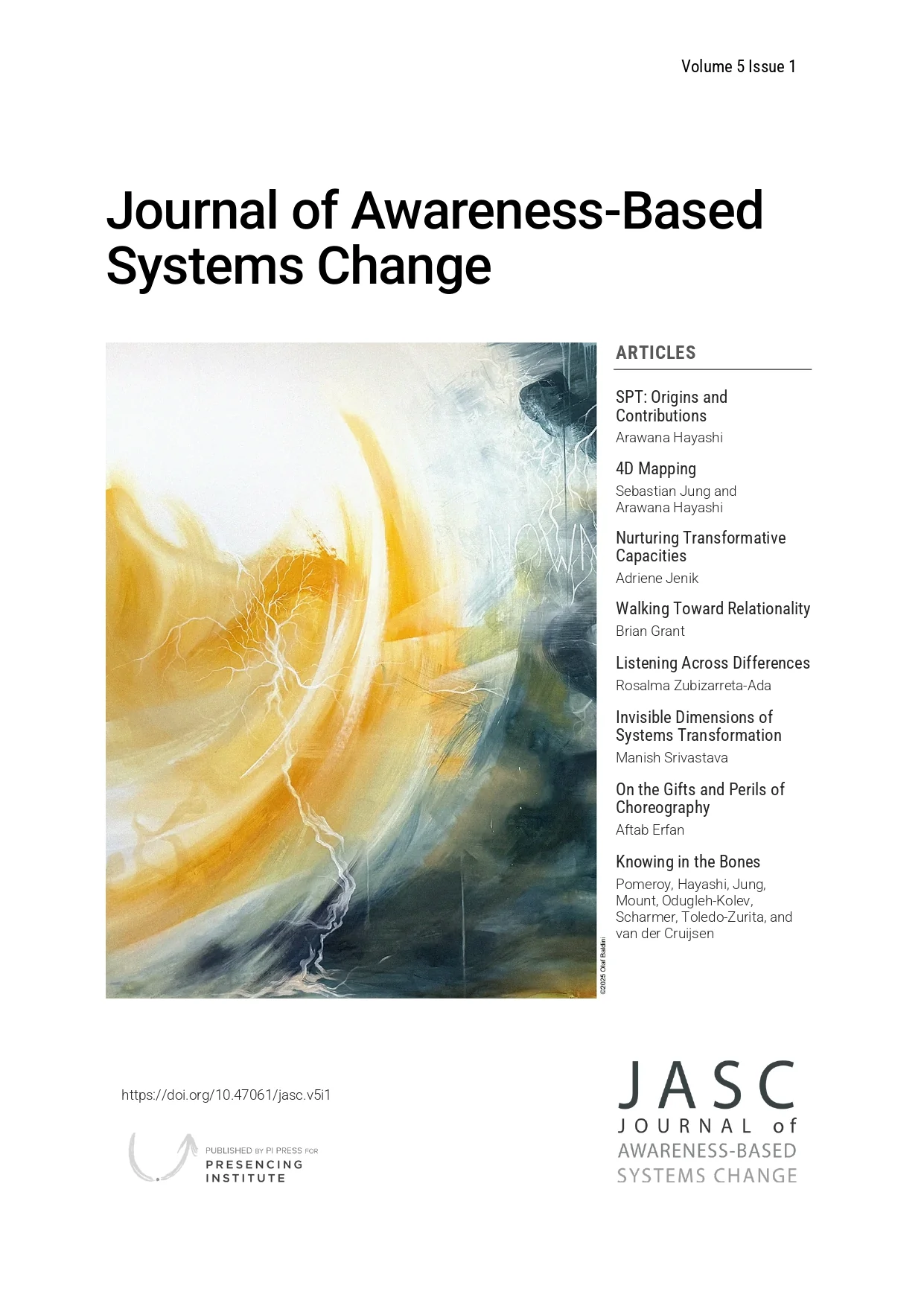 JASC Volume 5 Issue 1